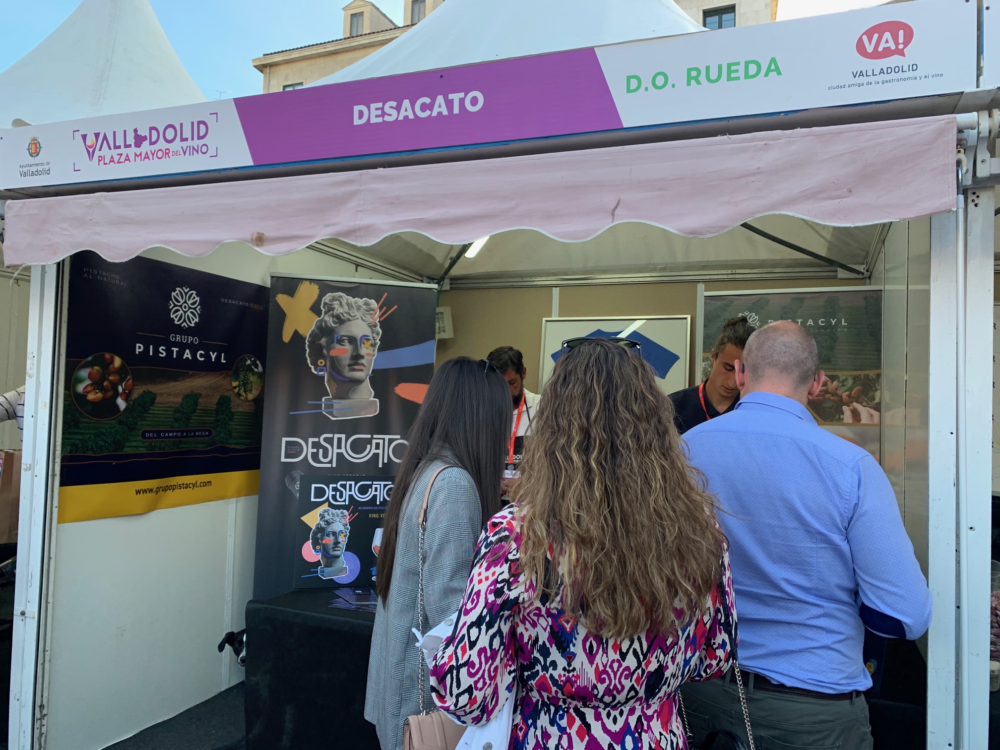 Desacato en Valladolid Plaza Mayor del Vino